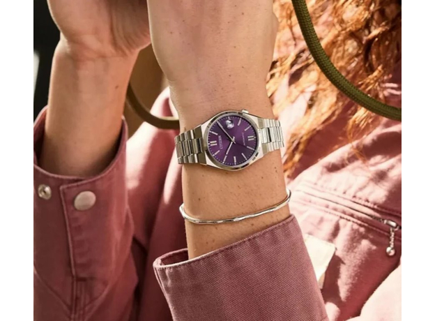 CITIZEN NJ0200-50W Tsuyosa 37мм, Варіант кольору: Фіолетовий, фото 9 | Интернет-магазин оригинальных часов и аксессуаров