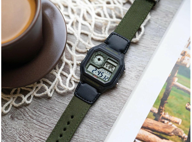 CASIO AE-1200WHUB-3AVEF, фото 3 | Интернет-магазин оригинальных часов и аксессуаров