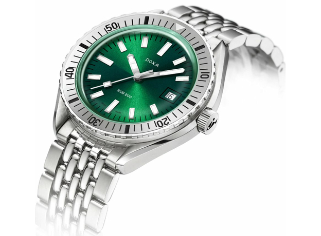 DOXA 796.10.131.10 SUB 200 SEA EMERALD STAINLESS STEEL BEZEL, фото 2 | Интернет-магазин оригинальных часов и аксессуаров