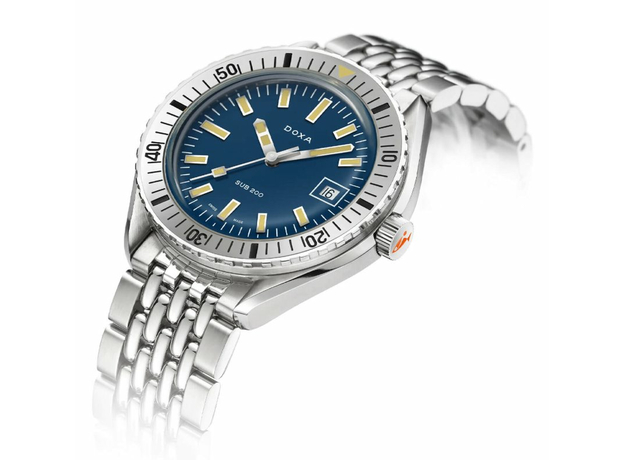 DOXA 796.10.201.10 SUB 200 CARIBBEAN STAINLESS STEEL BEZEL, фото 2 | Интернет-магазин оригинальных часов и аксессуаров