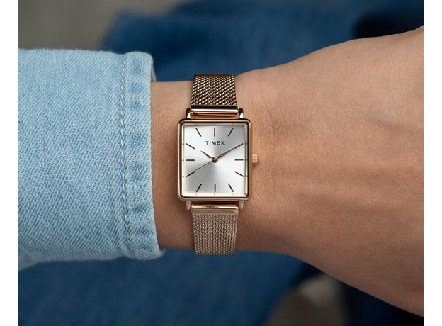 TIMEX Tx2y26200 TRANSCEND Rectangle, фото 6 | Интернет-магазин оригинальных часов и аксессуаров