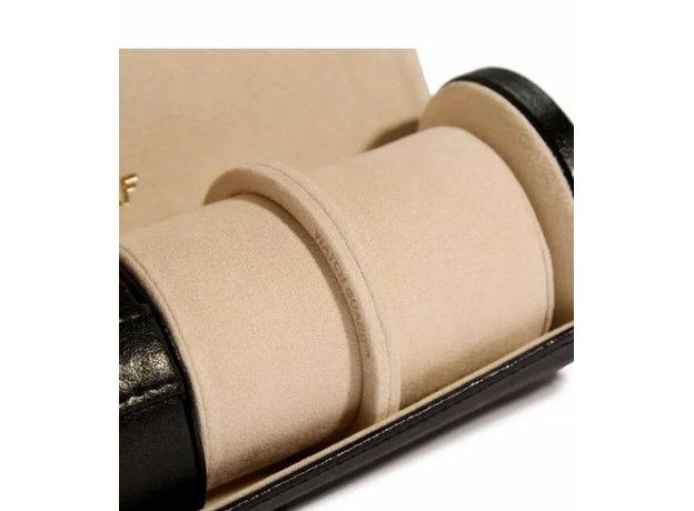 Шкатулка WOLF 213902 Palermo Double Watch Roll With Jewelry Pouch - Anthracite, фото 5 | Интернет-магазин оригинальных часов и аксессуаров