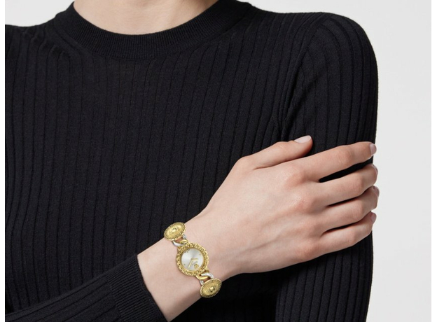 Versace Vre0q00325 La Greca Stud Icon 28 мм, фото 2 | Интернет-магазин оригинальных часов и аксессуаров