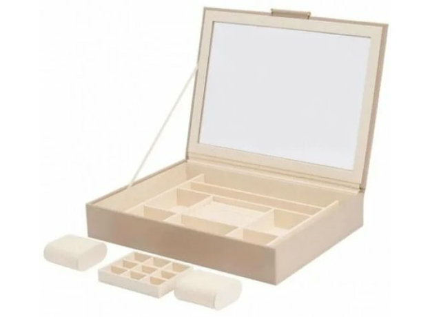 Шкатулка WOLF 392421 Sophia Jewelry Box with window Mink, фото 4 | Интернет-магазин оригинальных часов и аксессуаров