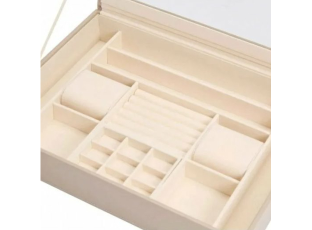 Шкатулка WOLF 392421 Sophia Jewelry Box with window Mink, фото 5 | Интернет-магазин оригинальных часов и аксессуаров