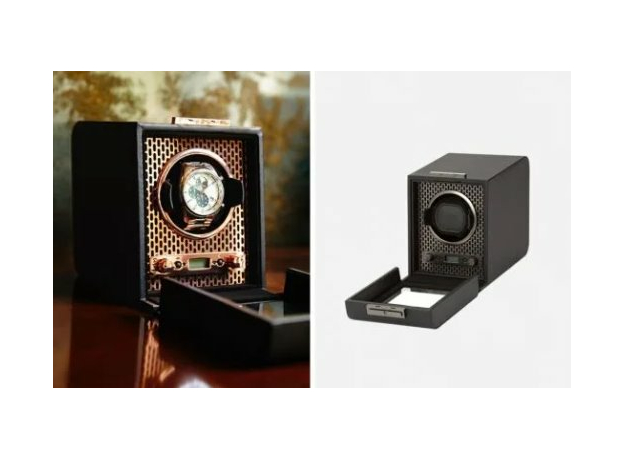 Шкатулка WOLF 469116 Axis Single Winder Copper, фото 5 | Интернет-магазин оригинальных часов и аксессуаров