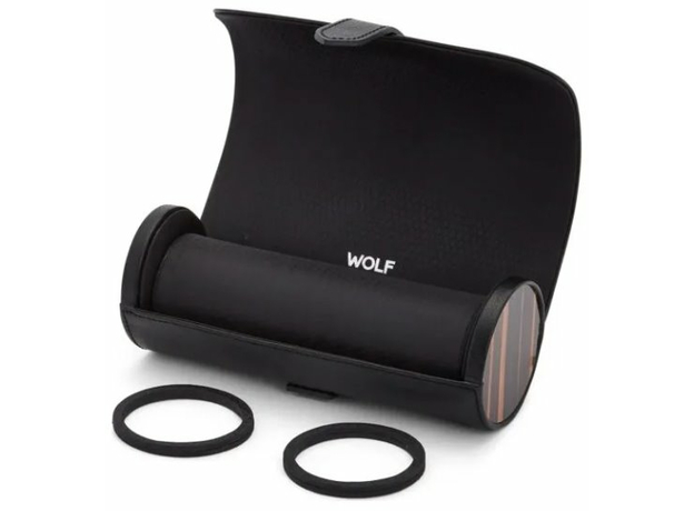 Шкатулка WOLF 477856 Roadster Watch Roll - Black, фото 4 | Интернет-магазин оригинальных часов и аксессуаров