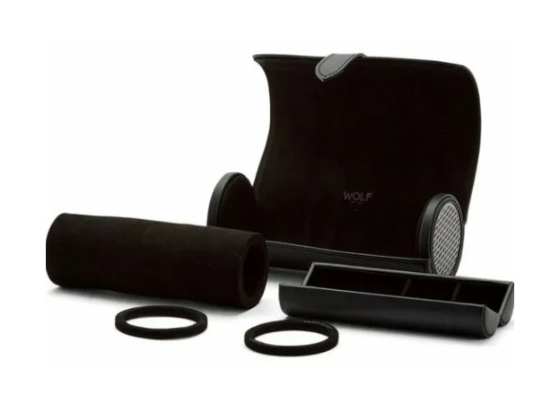 Скринька WOLF 488403 Axis Triple Watch Roll - Powdercoat, фото 3 | Интернет-магазин оригинальных часов и аксессуаров