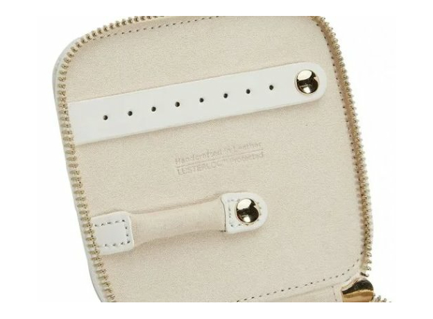 Шкатулка WOLF 766553 Maria Zip Jewelry Cube - White, фото 5 | Интернет-магазин оригинальных часов и аксессуаров