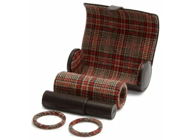 Шкатулка WOLF 800685 WM Brown Watch Roll with Cigar Case Brown, фото 3 | Интернет-магазин оригинальных часов и аксессуаров