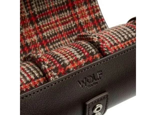 Шкатулка WOLF 800685 WM Brown Watch Roll with Cigar Case Brown, фото 4 | Интернет-магазин оригинальных часов и аксессуаров