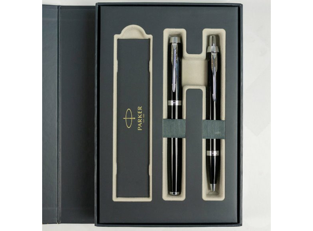 Набор Parker IM Black CT FP+BP 22-192b24 (перьевая + шариковая), фото 2 | Интернет-магазин оригинальных часов и аксессуаров