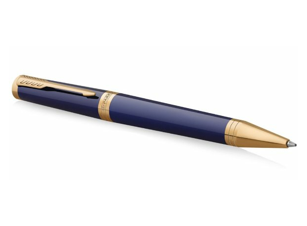 Набор Parker INGENUITY Blue Lacquer GT BP 60-232b24 (шариковая ручка + кож.чехол), фото 3 | Интернет-магазин оригинальных часов и аксессуаров