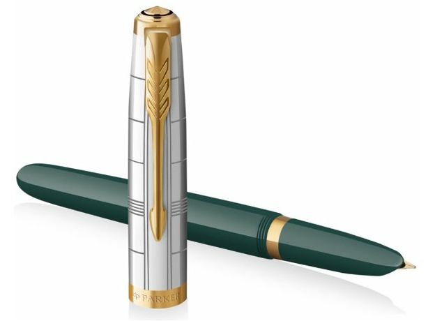 Ручка перова Parker PARKER 51 Premium Forest Green GT FP F 56-311, фото 2 | Интернет-магазин оригинальных часов и аксессуаров