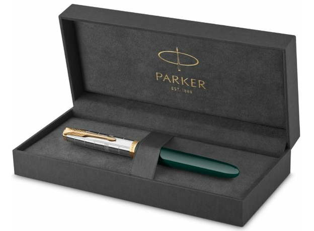 Ручка перова Parker PARKER 51 Premium Forest Green GT FP F 56-311, фото 3 | Интернет-магазин оригинальных часов и аксессуаров