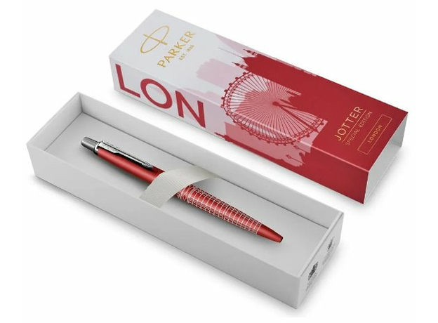 Ручка кулькова Parker JOTTER SE London Red CT BP 19-032_LON, фото 3 | Интернет-магазин оригинальных часов и аксессуаров