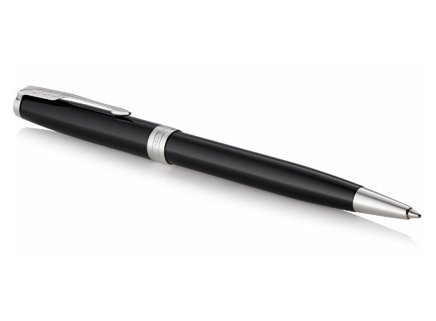Ручка кулькова Parker SONNET Black Lacquer CT BP 86-132, фото 2 | Интернет-магазин оригинальных часов и аксессуаров