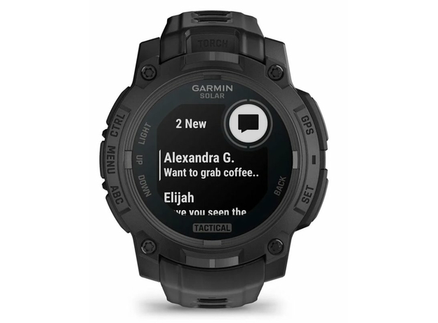 Garmin 010-02934-50 Instinct 3 Solar Tactical Edition 45 мм Black, фото 2 | Интернет-магазин оригинальных часов и аксессуаров