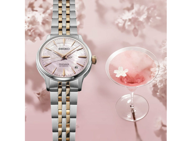 SEIKO SRPM06J1 PRESAGE SPRINGTIME COCKTAIL TIME LIMITED EDITION, фото 6 | Интернет-магазин оригинальных часов и аксессуаров
