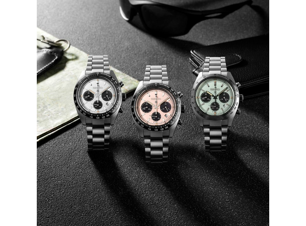 SEIKO SSC963P1 PROSPEX SPEEDTIMER PALE PINK, фото 5 | Интернет-магазин оригинальных часов и аксессуаров