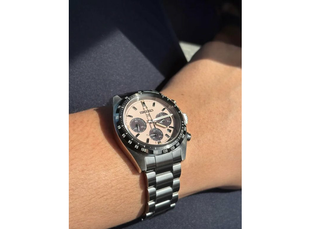 SEIKO SSC963P1 PROSPEX SPEEDTIMER PALE PINK, фото 6 | Интернет-магазин оригинальных часов и аксессуаров