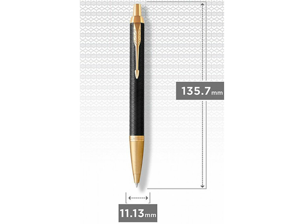 Набір Parker IM Premium Black GT BP 24-032b24 (кулькова ручка + блокнот Parker), фото 3 | Интернет-магазин оригинальных часов и аксессуаров
