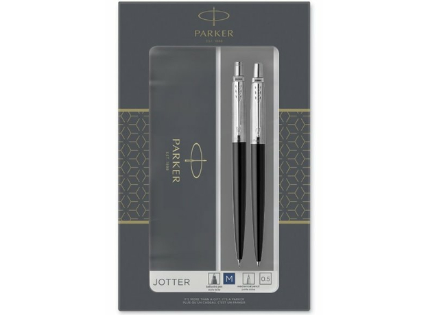 Набір Parker JOTTER Bond Street Black CT BP+PCL 16-272b19 (кулькова ручка + олівець) | Интернет-магазин оригинальных часов и аксессуаров