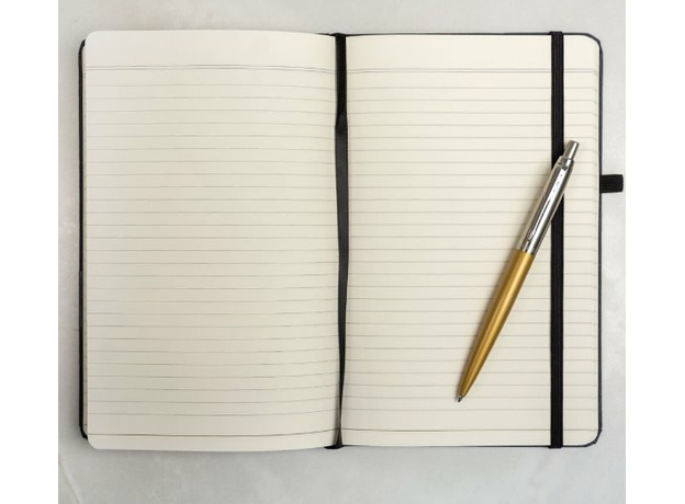 Набір Parker JOTTER XL Matt Gold CT BP 13-432b24 (кулькова ручка + блокнот Parker), фото 3 | Интернет-магазин оригинальных часов и аксессуаров