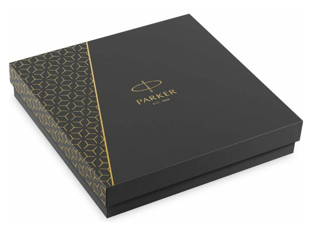 Набор Parker SONNET Matte Black Lacquer GT FP F 84-811b24 (перьевая ручка + блокнот Parker), фото 4 | Интернет-магазин оригинальных часов и аксессуаров