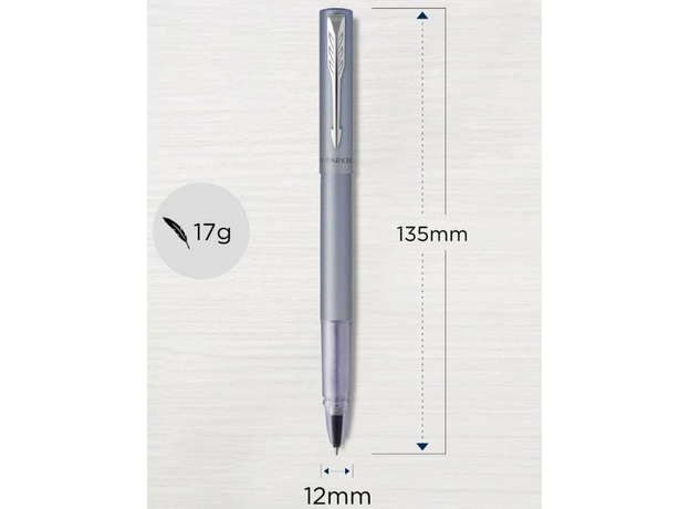 Ручка-роллер Parker VECTOR XL Metallic Silver Blue CT RB 06-122, фото 3 | Интернет-магазин оригинальных часов и аксессуаров