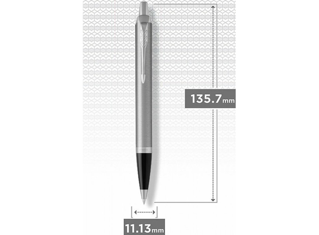 Ручка шариковая Parker IM Stainless Steel CT BP блистер 26-236, фото 4 | Интернет-магазин оригинальных часов и аксессуаров