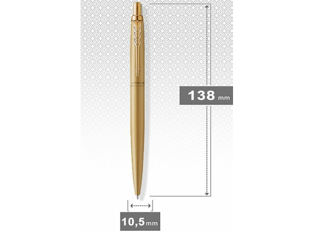 Ручка кулькова Parker JOTTER XL Monochrome Gold GT BP блістер 12-536, фото 3 | Интернет-магазин оригинальных часов и аксессуаров