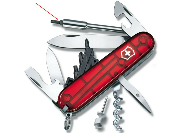 Насадка-бита Slotted 3 mm / Slotted 4 mm Victorinox VxA7680.13 (A.7680.13.10), фото 2 | Интернет-магазин оригинальных часов и аксессуаров