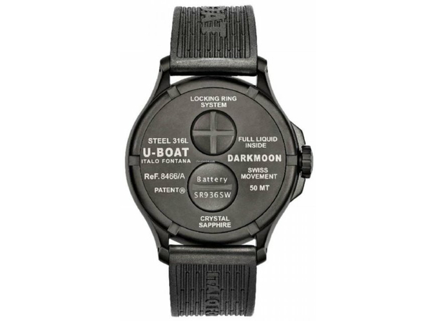 U-BOAT 8466/C DARKMOON RED GLASS PVD, фото 3 | Интернет-магазин оригинальных часов и аксессуаров