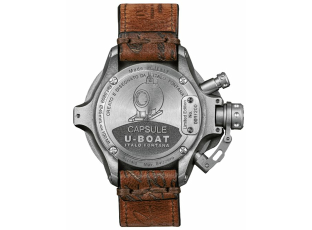 U-BOAT 8809 CAPSULE 45MM SS BK, фото 4 | Интернет-магазин оригинальных часов и аксессуаров