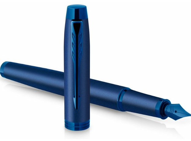 Ручка перьевая Parker IM Professionals Monochrome Blue FP F 28-111, фото 2 | Интернет-магазин оригинальных часов и аксессуаров