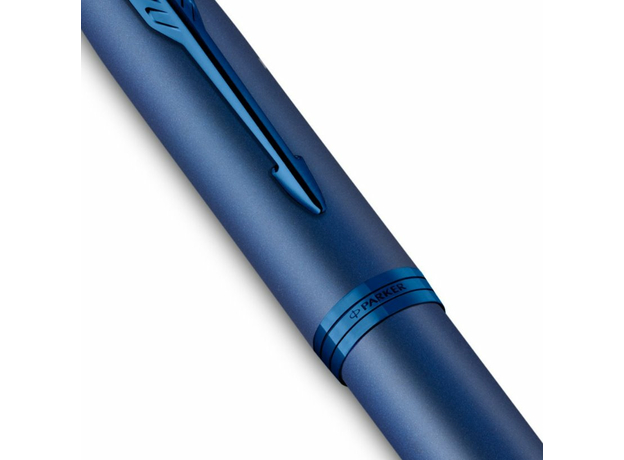 Ручка перьевая Parker IM Professionals Monochrome Blue FP F 28-111, фото 3 | Интернет-магазин оригинальных часов и аксессуаров