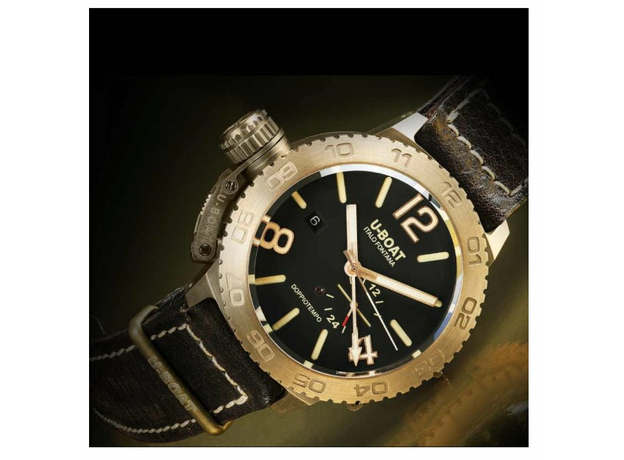 U-BOAT 9008 DOPPIOTEMPO BRONZO COFFEE AUTO S/N:0138, фото 3 | Интернет-магазин оригинальных часов и аксессуаров