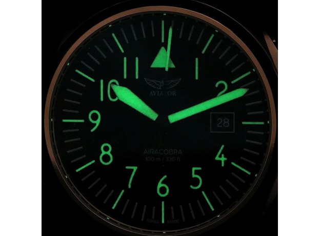 Aviator V.1.38.2.315.4 Airacobra 43 Type A, фото 9 | Интернет-магазин оригинальных часов и аксессуаров