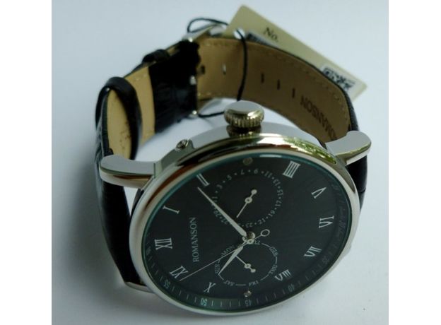 ROMANSON TL1275BM1WA32W-K (TL1275BMWH BK), фото 4 | Интернет-магазин оригинальных часов и аксессуаров