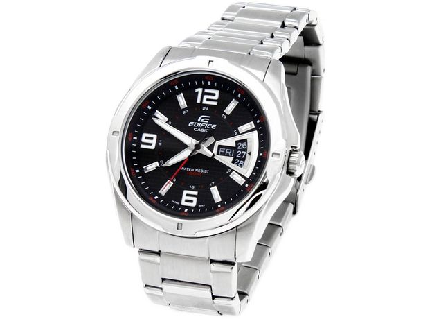 CASIO EF-129D-1AVEF, Вариации товара: Стальной/Черный, фото 2 | Интернет-магазин оригинальных часов и аксессуаров