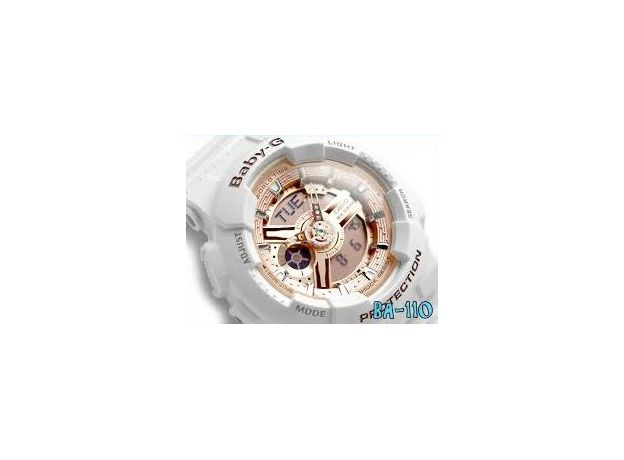 CASIO BA-110-7A1ER, Вариации товара: Белый/Розовый, фото 7 | Интернет-магазин оригинальных часов и аксессуаров