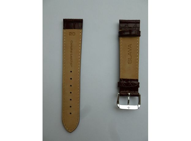 Ремінець SLAVA 119R02 dark brown s 18 mm, фото 2 | Интернет-магазин оригинальных часов и аксессуаров