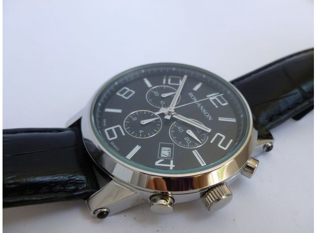 ROMANSON TL0334HM11WA32W (TL0334HMWH BK (R)), фото 3 | Интернет-магазин оригинальных часов и аксессуаров