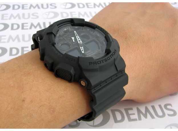 CASIO GA-100-1A1ER, Варіант кольору: Чорний/Чорний, фото 3 | Интернет-магазин оригинальных часов и аксессуаров