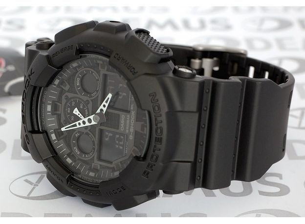 CASIO GA-100-1A1ER, Варіант кольору: Чорний/Чорний, фото 4 | Интернет-магазин оригинальных часов и аксессуаров