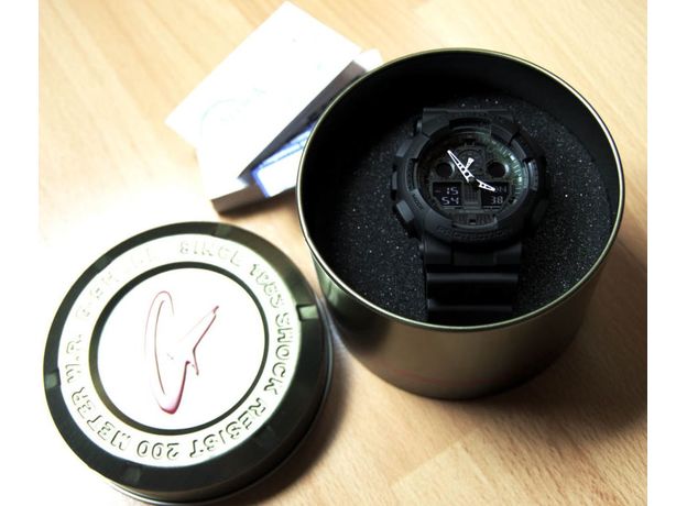 CASIO GA-100-1A1ER, Варіант кольору: Чорний/Чорний, фото 7 | Интернет-магазин оригинальных часов и аксессуаров