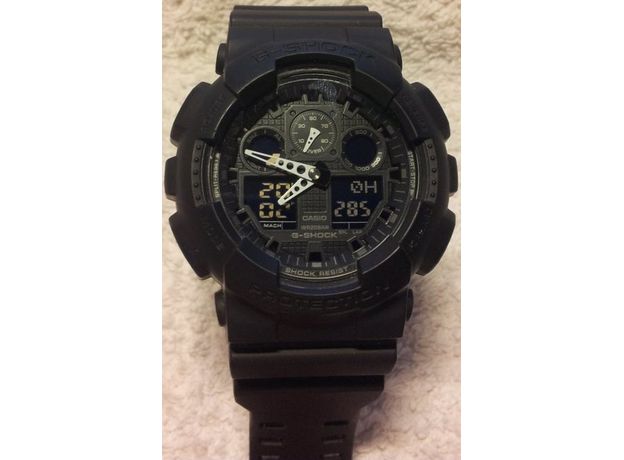 CASIO GA-100-1A1ER, Варіант кольору: Чорний/Чорний, фото 10 | Интернет-магазин оригинальных часов и аксессуаров