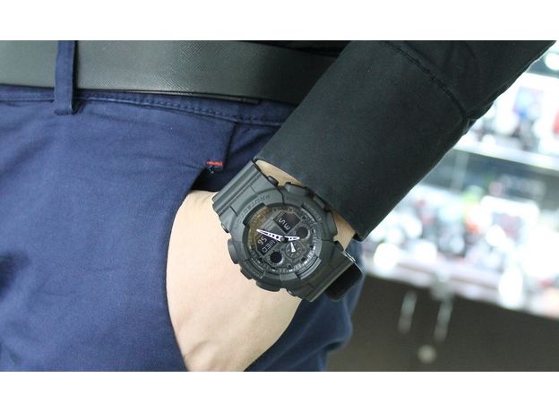CASIO GA-100-1A1ER, Варіант кольору: Чорний/Чорний, фото 12 | Интернет-магазин оригинальных часов и аксессуаров