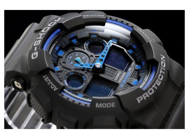 CASIO GA-100-1A2ER, Вариации товара: Черный, фото 7 | Интернет-магазин оригинальных часов и аксессуаров